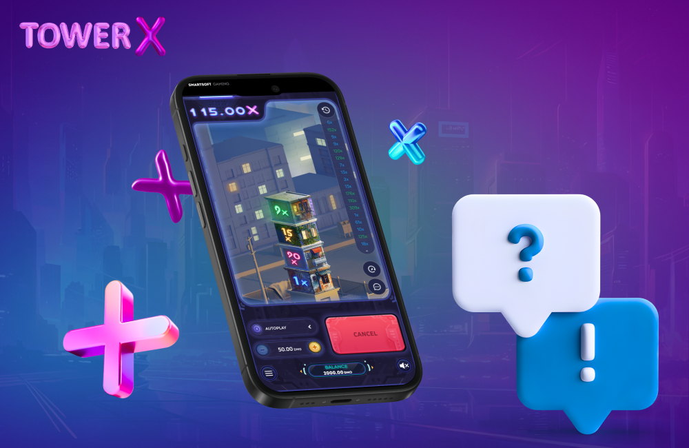 The Tower X Game app is an exciting online game available for both cash and demo play