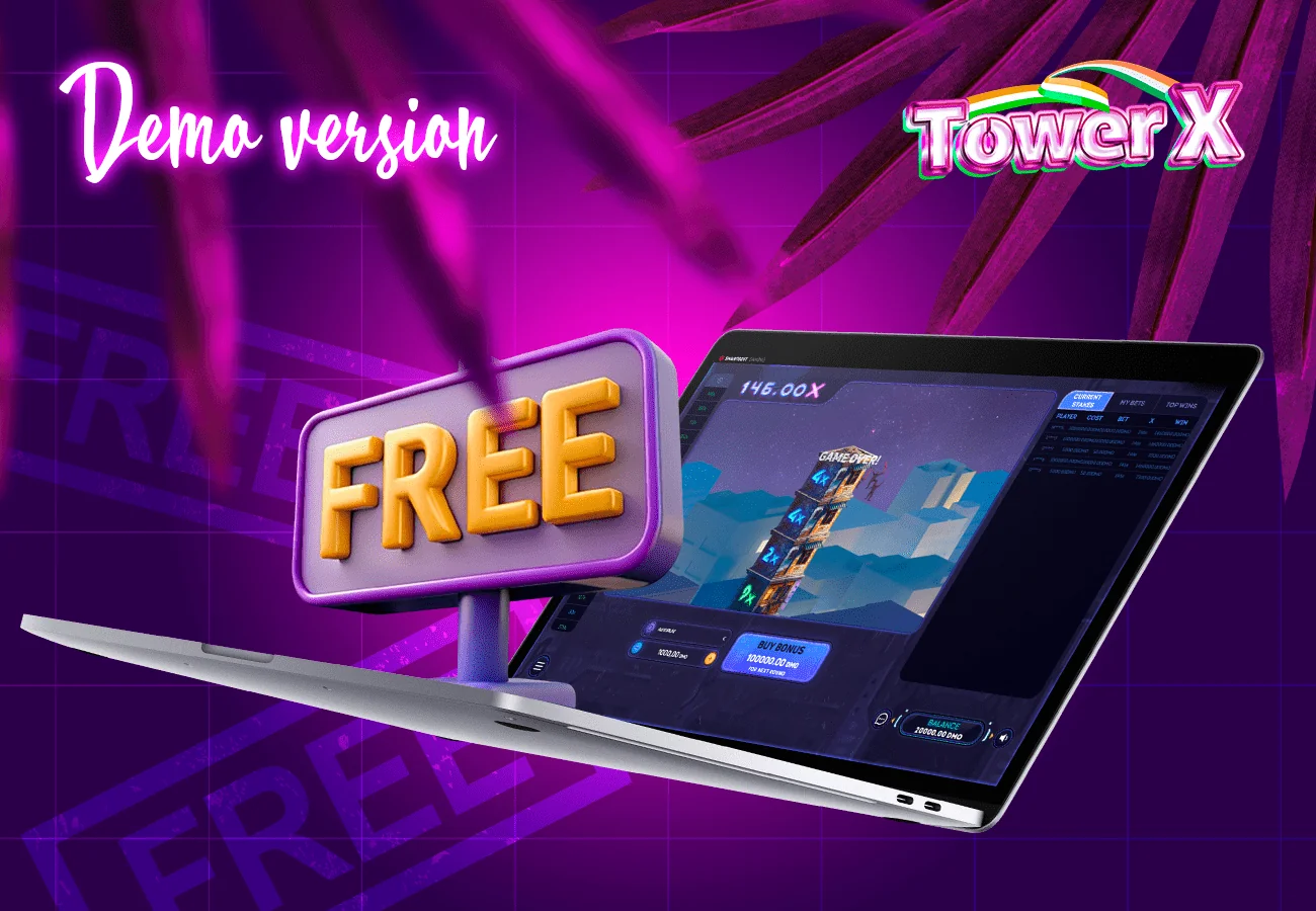Tower X offers a demo version of the game