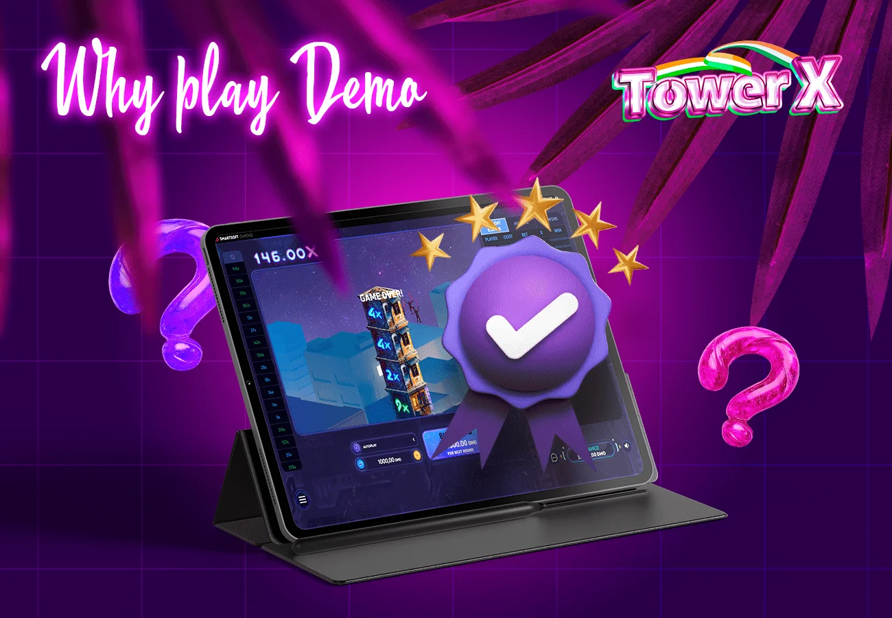 There are advantages to playing Tower X demo